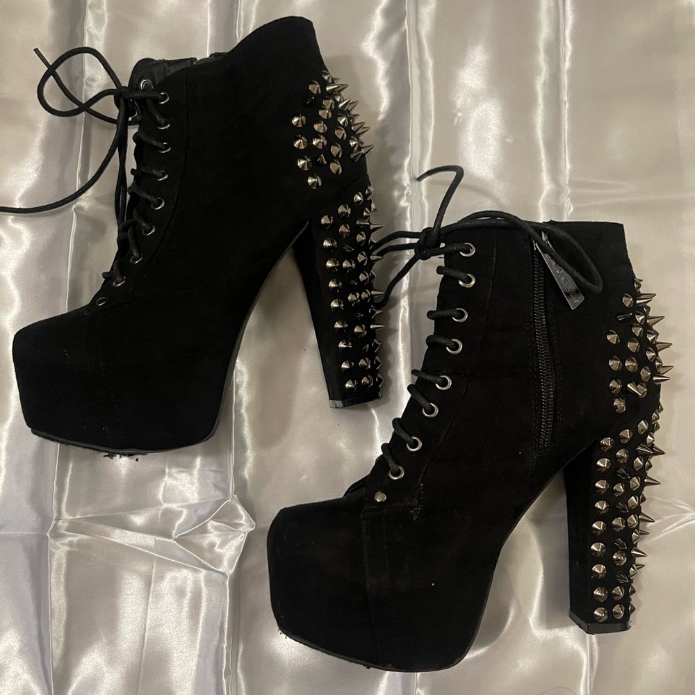 Spiky heels